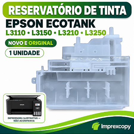RESERVATORIO DE TINTA EPSON L3110 L3150 L3210 L3250 - 1 UNIDADE NOVO