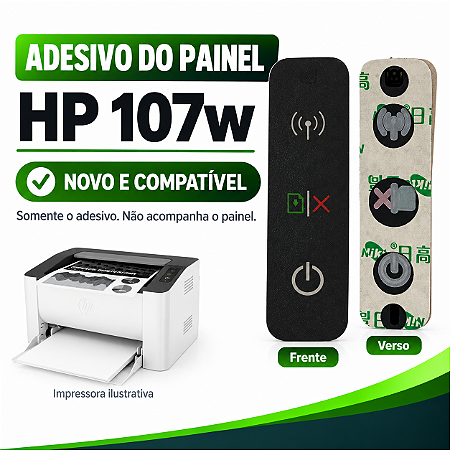 ADESIVO PAINEL HP LASERJET 107W