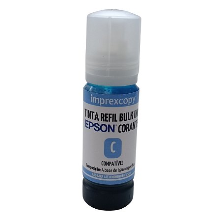 TINTA REFIL COMPATÍVEL ECOTANK CIANO 70ML - EPSON