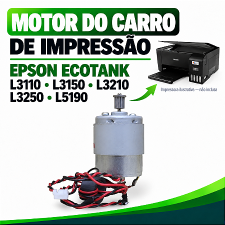 MOTOR DO CARRO DE IMPRESSAO EPSON L3110 / L3150 / L3210 / L3250 / L5190