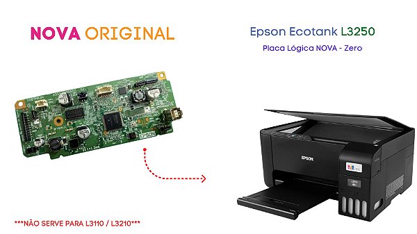 PLACA LOGICA EPSON L3250 - NOVA