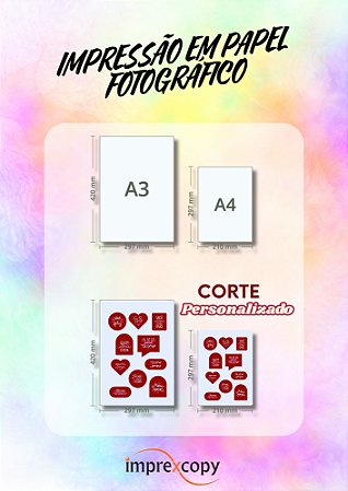 IMPRESSÃO EM PAPEL FOTOGRÁFICO