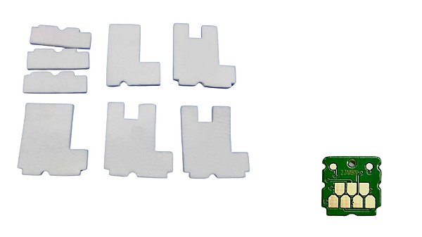 KIT CHIP + ESPONJAS CAIXA MANUT. EPSON F170 - C13S210125