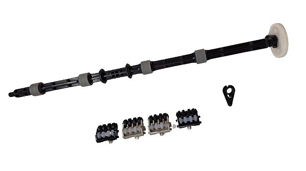KIT EIXO E 4 ROLETES DE SAIDA DO PAPEL SAMSUNG M4833 / ML3710 / SCX5637