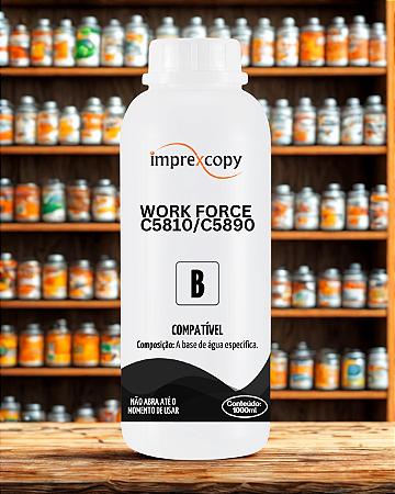 TINTA BULK-INK PRETO 1000ML - EPSON WORKFORCE C5810 / C5890