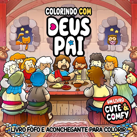 LIVRO COLORINDO COM DEUS PAI - VOLUME 2 (CUTE E COMFY)