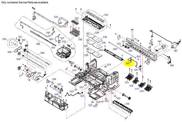 FLAT SENSOR DETECCAO DO PAPEL EPSON L8050 (A4)
