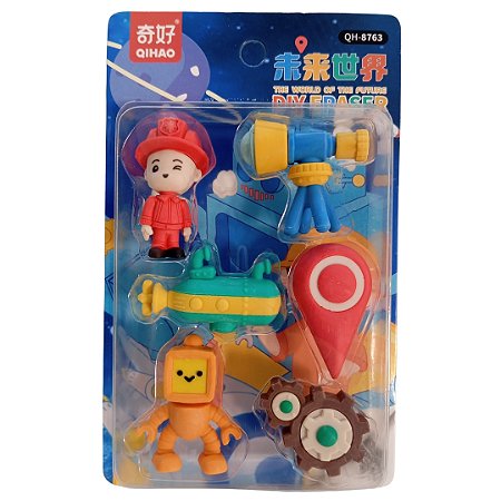 KIT 4 BORRACHAS THE WORLD