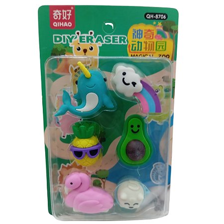 KIT BORRACHAS DIVERSAS - MAGICAL ZOO