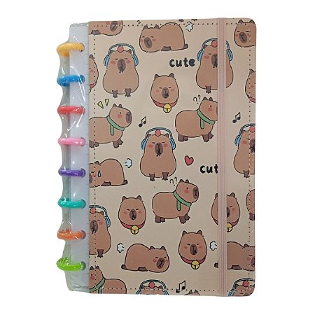 CADERNO INTELIGENTE CAPIVARA 8 DISCOS