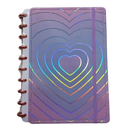 CADERNO 10 DISCOS CORAÇÃO