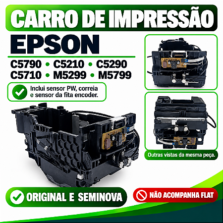 CARRO DE IMPRESSAO C/ CORREIA C5790 / C5210 / C5290 / C5710 / M5299 / M5799 - SEMINOVO