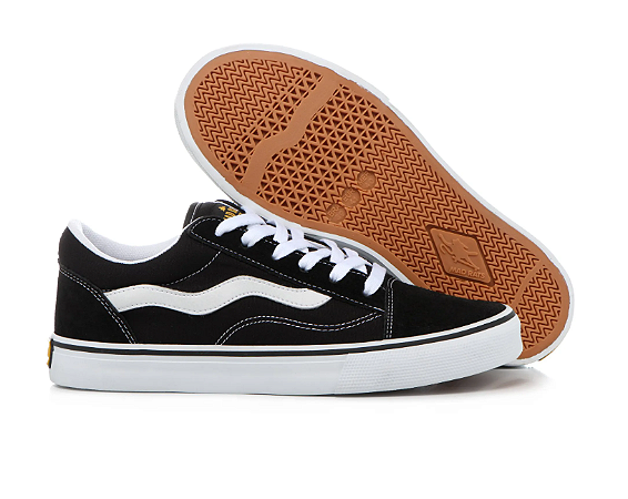 Tênis Mad Rats Old School Branco/Preto