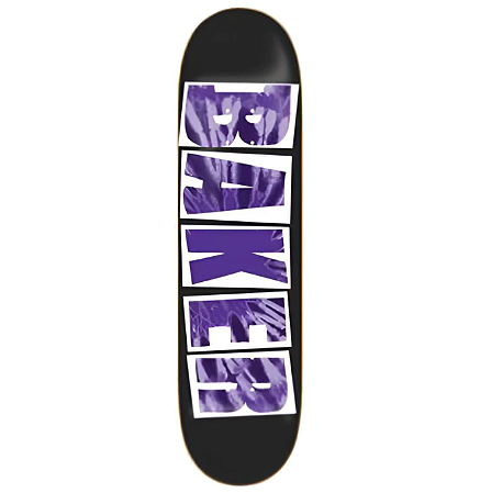 Shape Maple Baker Skateboard Black and Purple 8.12