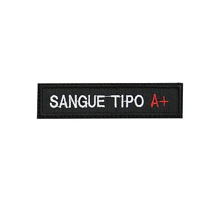 PATCH BORDADO TIPO SANGUÍNEO A+  1.341108