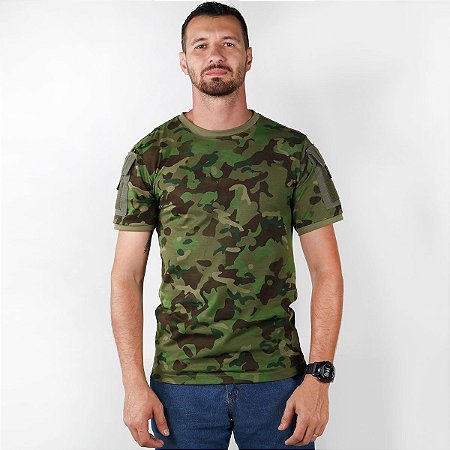 CAMISETA T SHIRT TÁTICA RANGER MASCULINA TROPIC BÉLICA