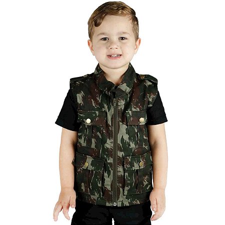 COLETE INFANTIL ARMY EB TREME TERRA