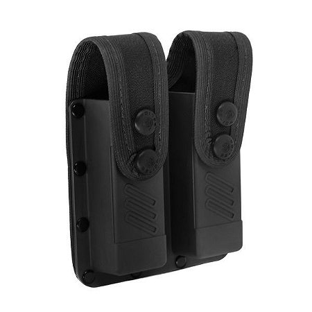 PORTA CARREGADOR DUPLO TÁTICO PRETO BELICA