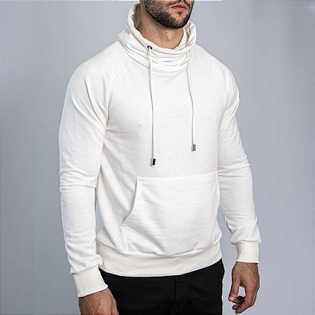 blusa moletom gola alta masculina