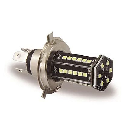 Par de Lâmpada Led H4 12 A 24V 10W Branco 6500K