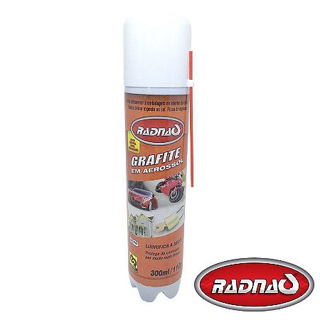 Spray Grafite Aerossol Fechaduras Canaletas 300ml