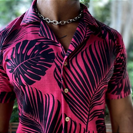 Camisa Avulsa Santo Luxo Man Moletinho Tropical Pink