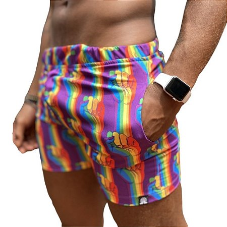 Bermuda Shorts Santo Luxo Man Pride Fist