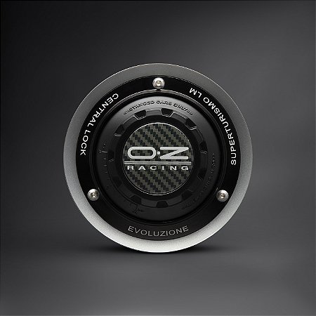 Centercap Centerlock para OZ Superturismo LM - 18x8 Matt Graphite + Black Ring (Conjunto - 4uni)