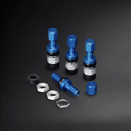 Válvula para Rodas Enkei - Azul - (Jogo c/ 4 unidades)