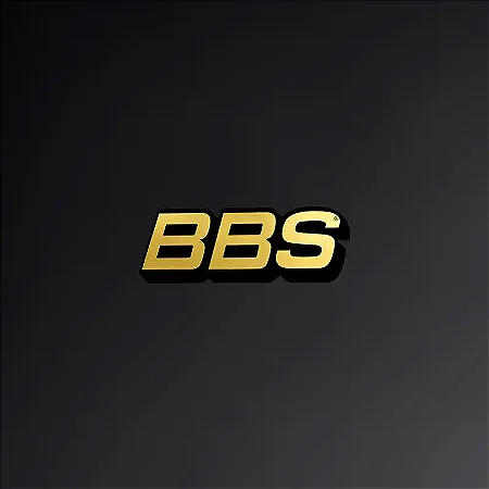 Adesivo Lip Decal Original BBS - Black Gold