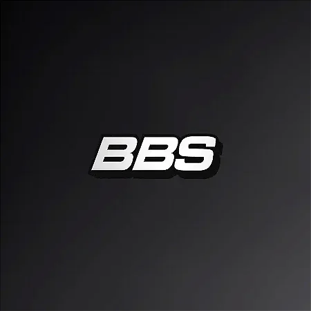 Adesivo Lip Decal Original BBS - Black White