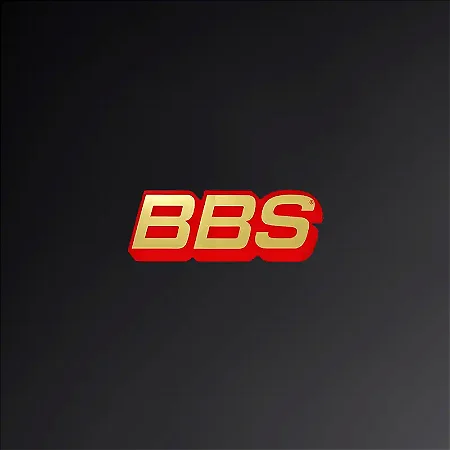 Adesivo Lip Decal Original BBS - Red Gold