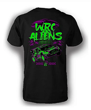Camiseta WRC Aliens Preta