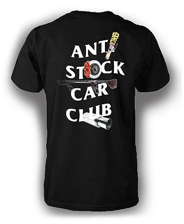 Camiseta Anti Stock Car Club Preta