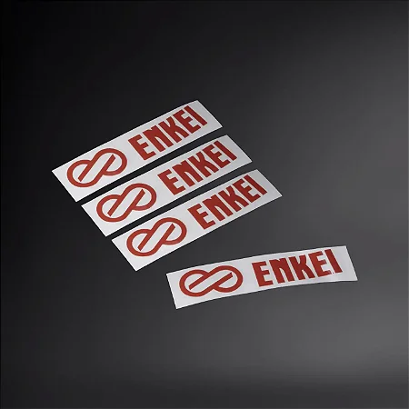 Adesivo Original Enkei RPF1 - Red (4 unid)