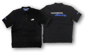 Camiseta Polo Volkswagen Racing - Preta
