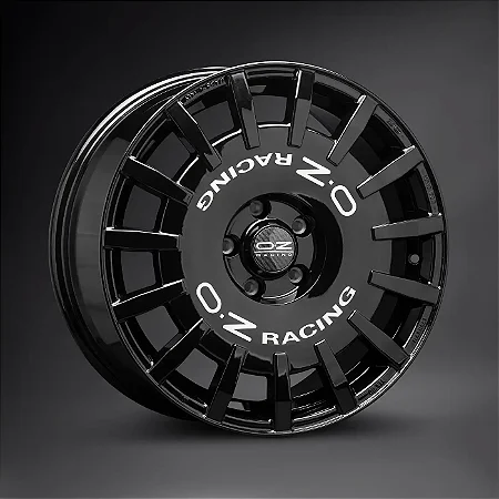 OZ Rally Racing Gloss Black 5x100 17x8 ET35