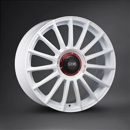 OZ Superturismo Evoluzione WRC Race White Red Let. 5x114,3 18x8 ET45