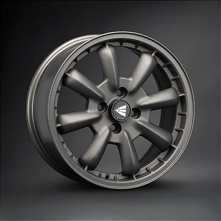 Jogo de Rodas Enkei COMPE Matte Gunmetal Aro 15x8 4x100 ET25