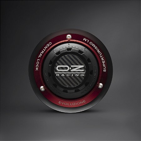 Centercap Centerlock para OZ Superturismo LM - 19x8,5 Matt Black + Red Ring (1 unidade)