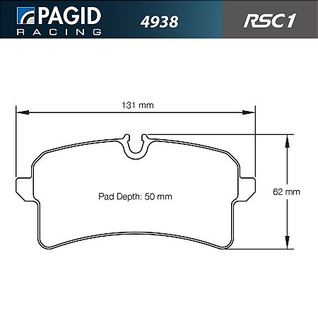 PAGID 4938 RSC1 - Ceramica Traseira - Audi RS6 C7, Bentley Mulsanne, Porsche Macan