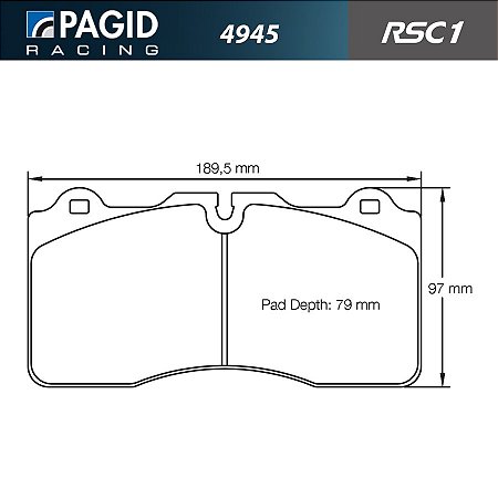 PAGID 4945 RSC1 - Ceramica Dianteira - Nissan GTR R35