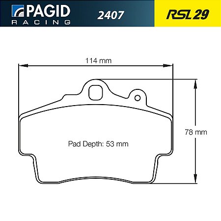 PAGID 2407 RSL29 - Dianteiro - Porsche 986 e 987 2.7