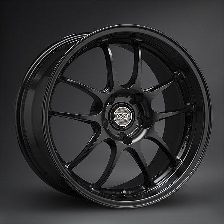 Jogo de Rodas Enkei PF01 Matte Black Aro 17x9 5x114,3 ET35