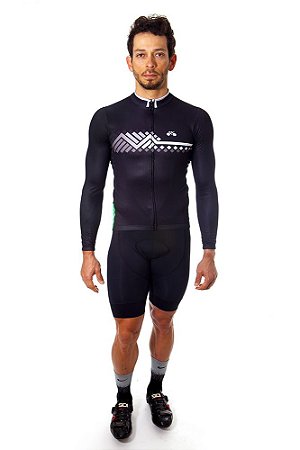 Roupa de ciclismo preta Clearance
