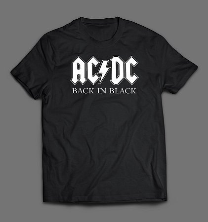 Camiseta AC/DC - Back in Black