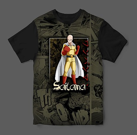 Camiseta 3D - One Punch Man - Saitama