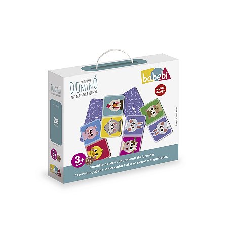 SUPER DOMINO ANIMAIS DA FAZENDA BABEBI