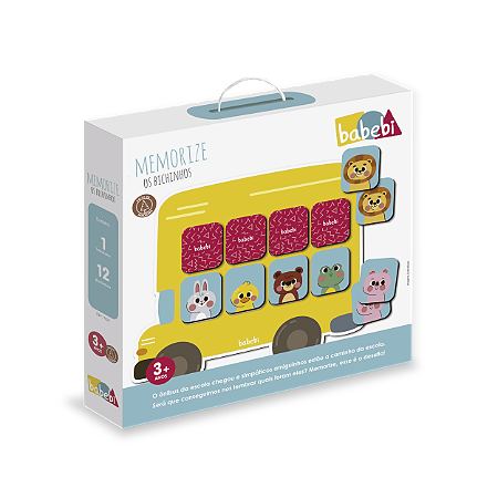 Jogo Educativo Memorize os Bichinhos BABEBI
