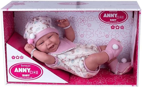 Boneca Anny Doll Baby Menina 2442 cotiplas
